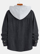 Sudadera de Terciopelo Acanalado