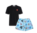 KIT Verano ! Camiseta "Family Hearts" CDG + Shorts "Sea in Blue" Vilebrequin