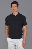 Polo de punto ultra texturizado