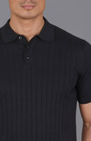 Polo de punto ultra texturizado