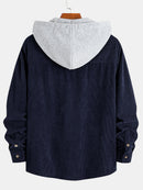 Sudadera de Terciopelo Acanalado