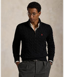 Suéter Polo Tricot Media Cremallera