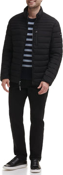 Chaqueta de plumas con cremallera completa