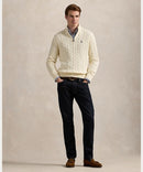 Suéter Polo Tricot Media Cremallera