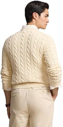 Suéter Polo de Tricot Cuello Redondo