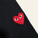 Camiseta "Play Basic" CDG Negra