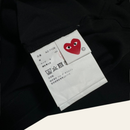 Camiseta "Play Basic" CDG Negra