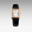 Reloj de Piel Solenne Black Gold