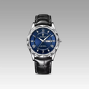 Reloj de Cuero Luminous Blue Steel 41mm