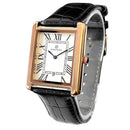 Reloj de Piel Solenne Black Gold