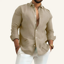 Camisa de Lino Masculina Verano